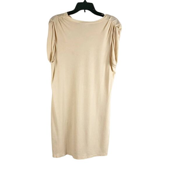 John Elliot Womens TShirt Dress Small Cream Alabaster  Sleeveless Pullover NWOT - Picture 4 of 11